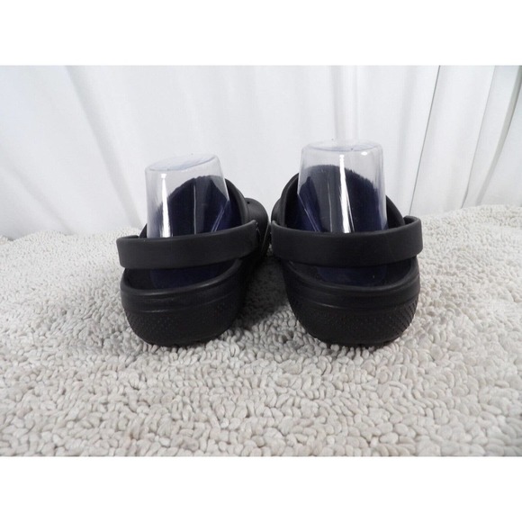 Jibbitz By Crocs Kilby Unisex Adults Black Perforated Clog Shoes Size US M6 W8 - Picture 7 of 7